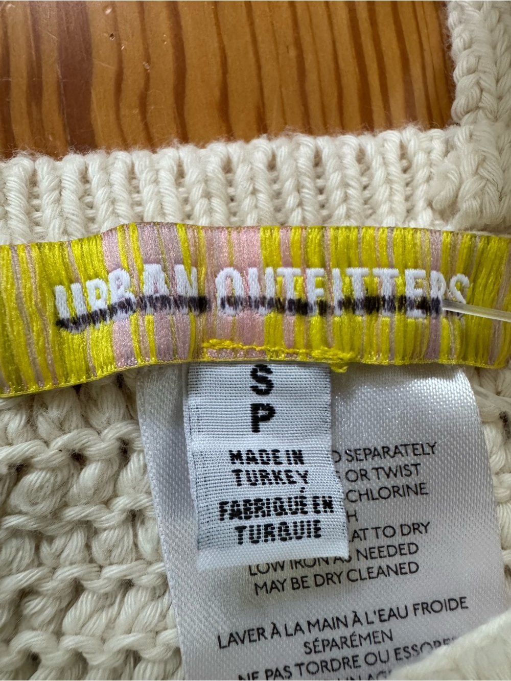 Urban Outfitters Crochet Knit Tie-Shoulder Bandeau Top - Picture 3 of 7